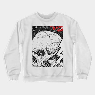 Black punk Crewneck Sweatshirt